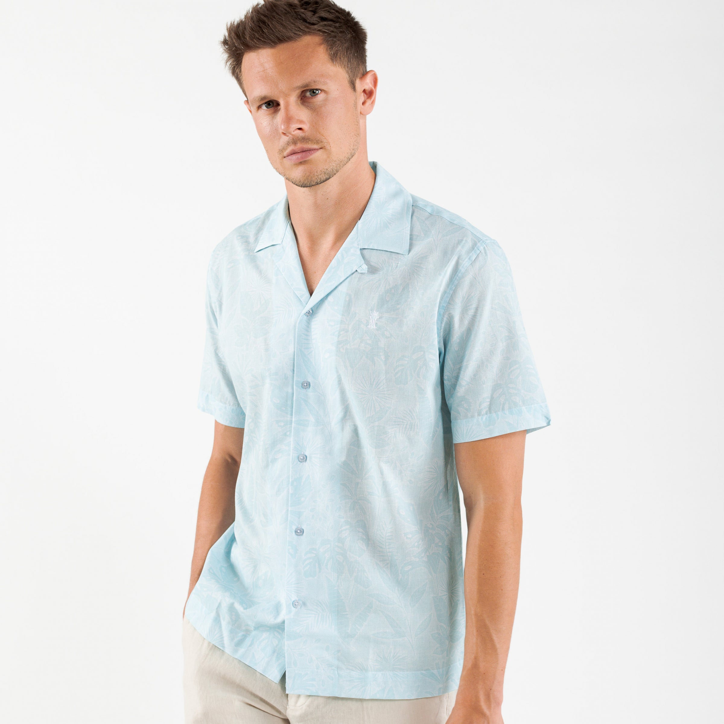 Short sleeve deals blue shirt