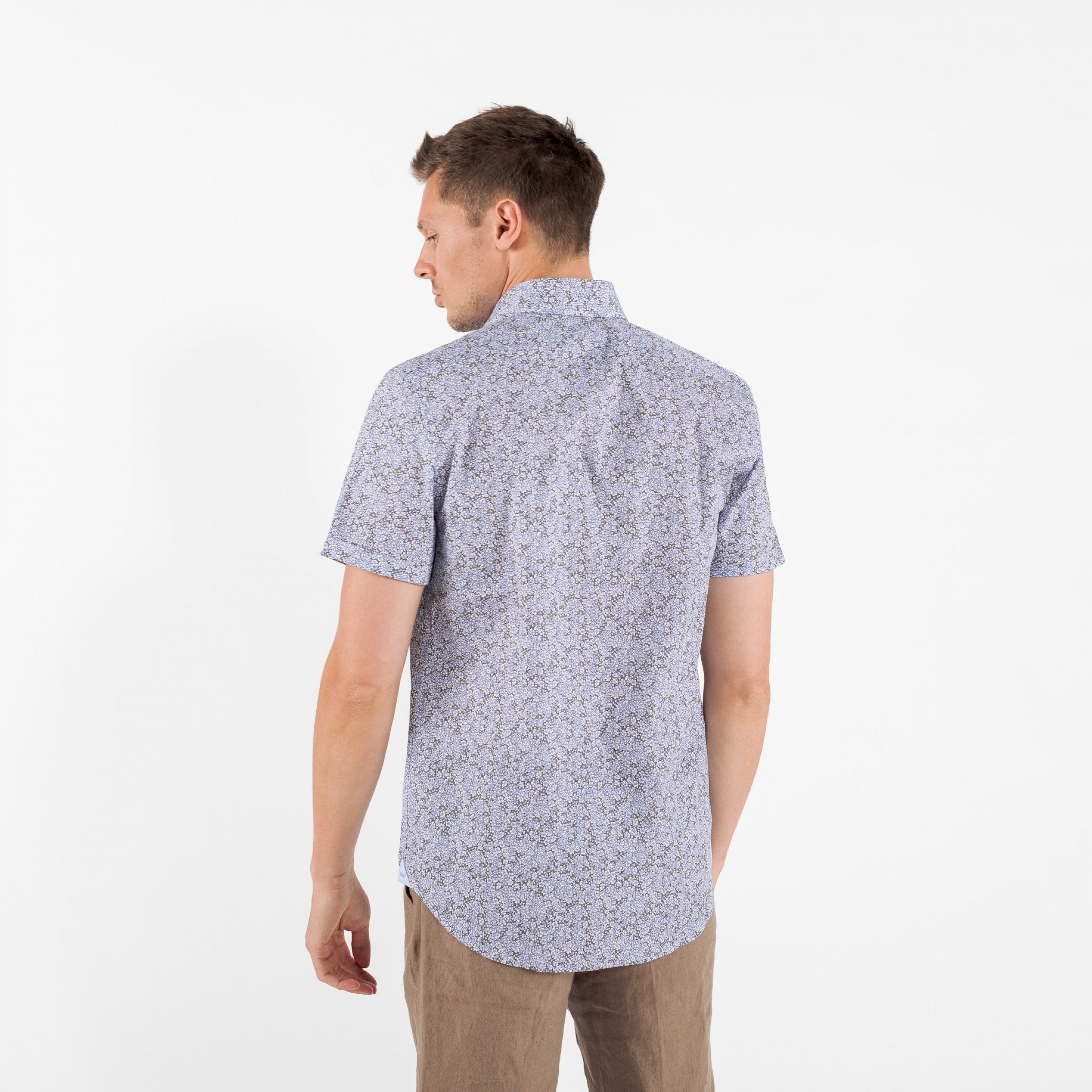 Vicomte A - Sky Blue Short Sleeve Shirt - Clive - The Good Chic